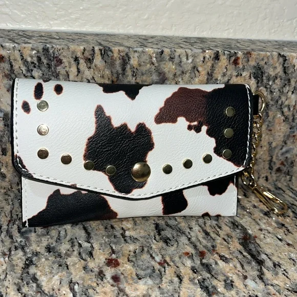 Sam & Hadley Cow Print Purse - Picture 3 of 8